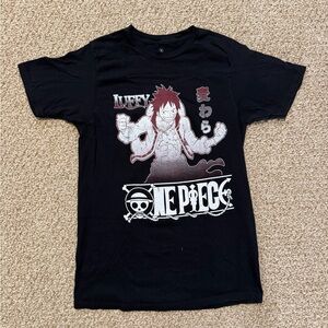 Hot Topic Black One Piece Luffy T-Shirt